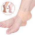 Silicone Heel Protector Sleeves – Gel Heel Cushion for Cracked Heel Care (Pair)