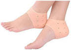 Silicone Heel Protector Sleeves – Gel Heel Cushion for Cracked Heel Care (Pair)