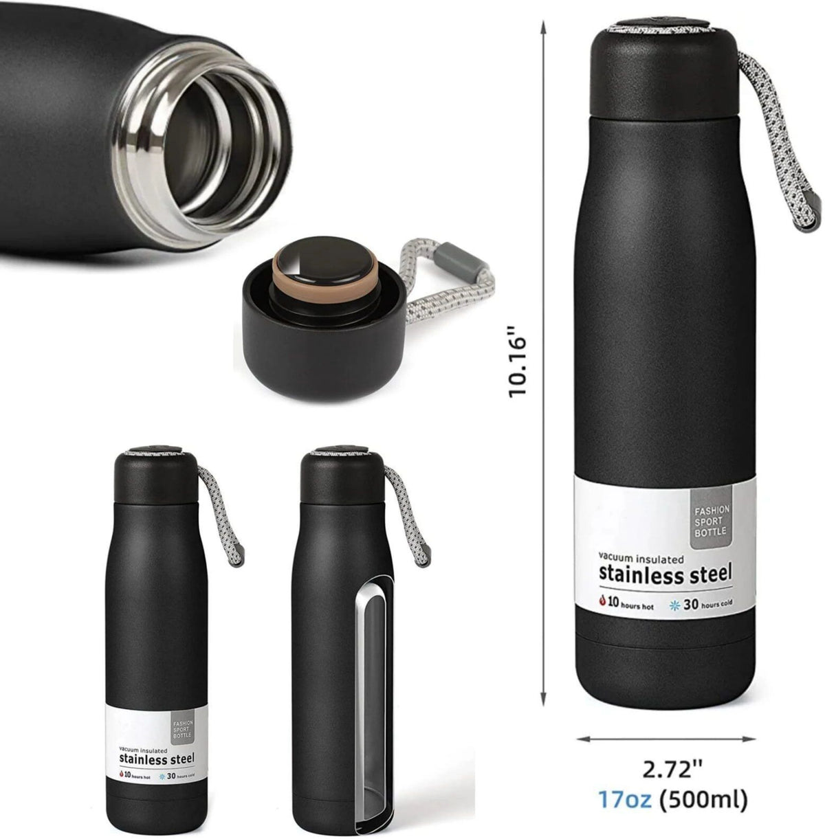 Vacuum Insulated Stainless Steel Water Bottle